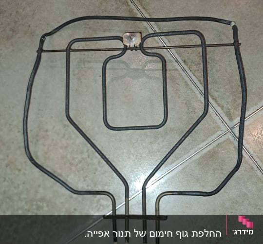 גוף חימום חשמלי על רצפה